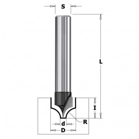 OVOLO BIT HW Z1 S=8 D=1.3/10x10x50.8 R5 RH