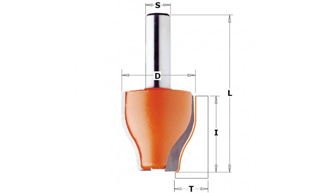 VERTICAL RAISED PANEL BIT S=12 D=38X38 -C-