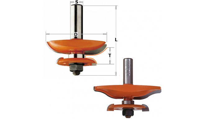 RAISED PANEL BIT HM S=12 D=89X16
