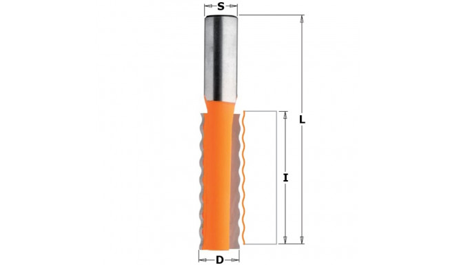HM SOLID SURFACE WAVY JOINT BIT S=12 D=15,87X51X89 R=4,36