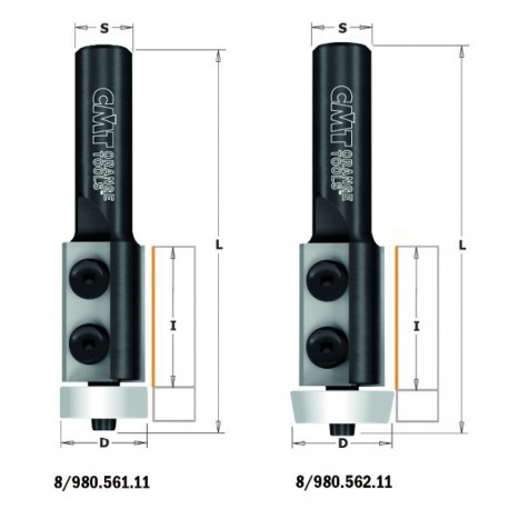 SOLID SURFACE Otsfrees WITH INSERT KNIVES HM S=12 D=19,05x30x83 RH