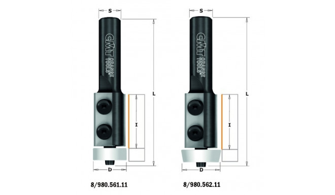 SOLID SURFACE Otsfrees WITH INSERT KNIVES HM S=12 D=19,05x30x83 RH