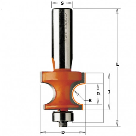 CORNER BEADING BIT HW S=12 D=25,4X18,6