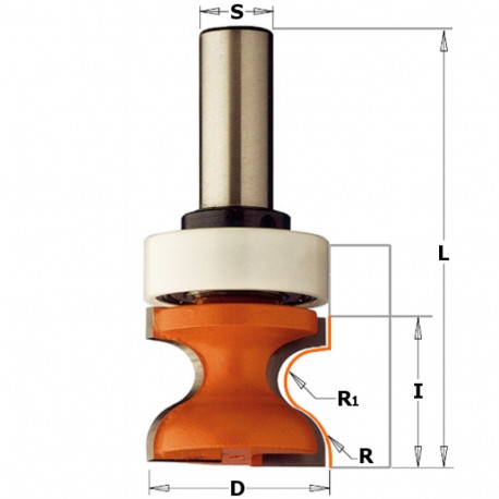 HM WINDOW SILL EDGE BIT S=12 D=38.1X35