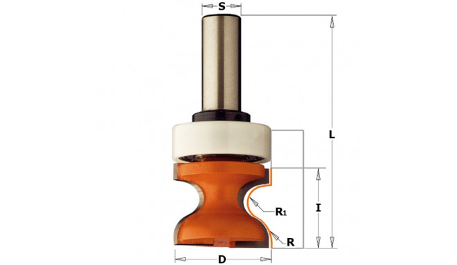 HM WINDOW SILL EDGE BIT S=12 D=38.1X35