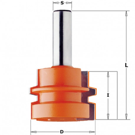 REVERSE GLUE JOINT BIT S=12 D=44,4X32