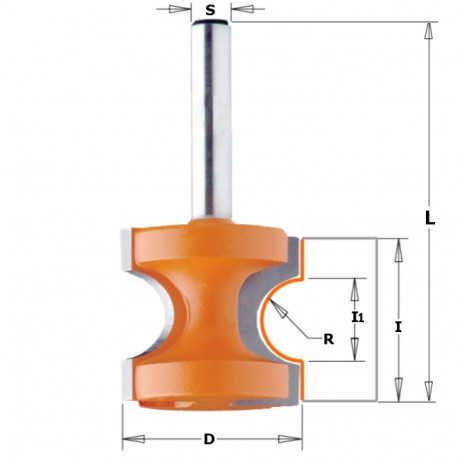 Serva kumerdus otsfrees HM S=12 D=34.9x35 R=9.5