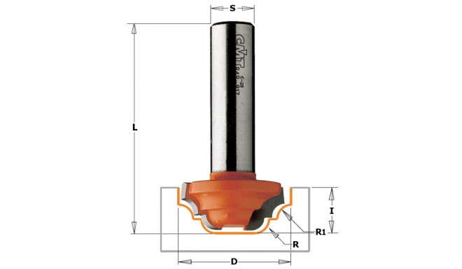 PLUNGE Otsfrees HM S=8 D=31,7X13