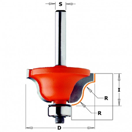 ROMAN OGEE BIT HW W/BRNG S=8 D=38,1X17,3