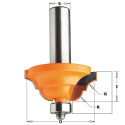 Ogee profiil sõrmfrees HM S=8 D=33.4x13 R=4