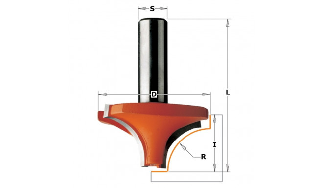 Otsfrees OVOLO HM S=8 D=28,6X12,7