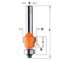 HW FLUSH TRIM ROUTER BIT S=8 D=12.7X9.52 R0.4