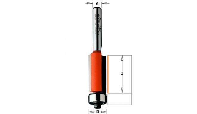 FLUSH TRIM BIT HW S=8 D=19 X16