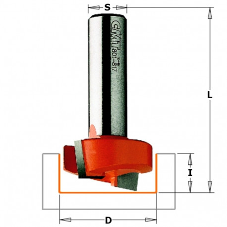 MORTISING BIT HW S=12 D=31,7X12,7
