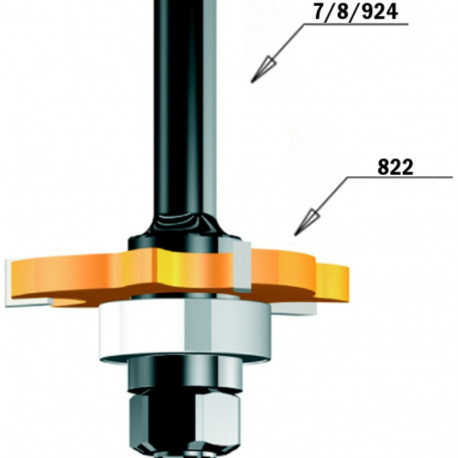 SLOT CUTTER Z3 HW F=8 D=47.6X1.5