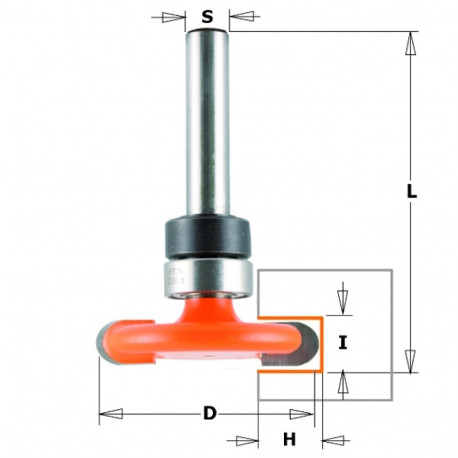 Külgserva soonefrees HM Z2 S=6.35 D=31.75x6.35 R3.17 RH