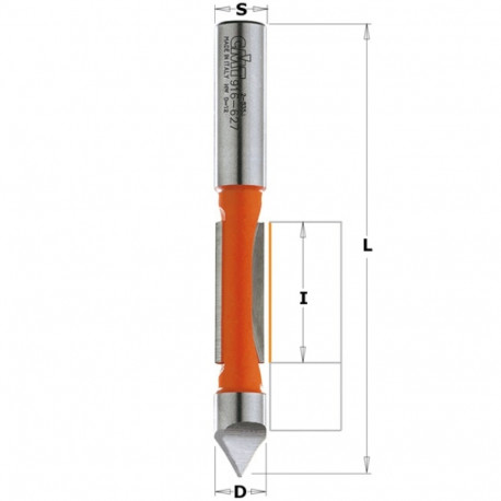 Kopeer sõrmfrees HM S=6.35 D=6.35x19x63.5