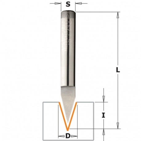 Graveerimise otsfrees 35° HM S=6 D=9 L=50 Z1
