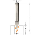 LASER POINT BIT 35° HWM S=6 D=9 L=50 Z1