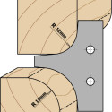 CONCAVE MULTIRADIUS HEAD R=15/20 D=147X45X40