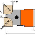 CONCAVE MULTIRADIUS HEAD R=5/10 D=113X25X35