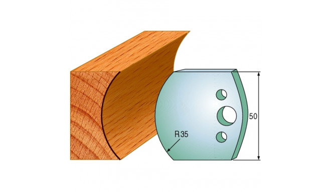 PAIR KNIVES HL 50x4mm