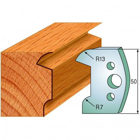 Profiilterad, paar HL 50x4 mm