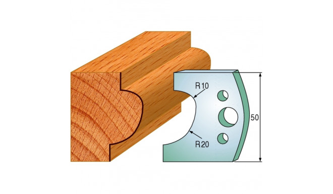 PAIR KNIVES HL 50x4mm