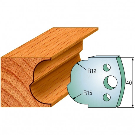 Profiilterad, paar HL 40x4 mm