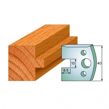 Profiilterad, paar HL 40x4 mm