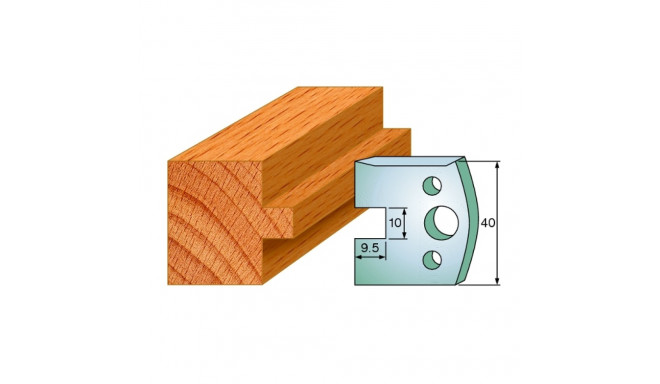 PAIR KNIVES HL 40x4mm