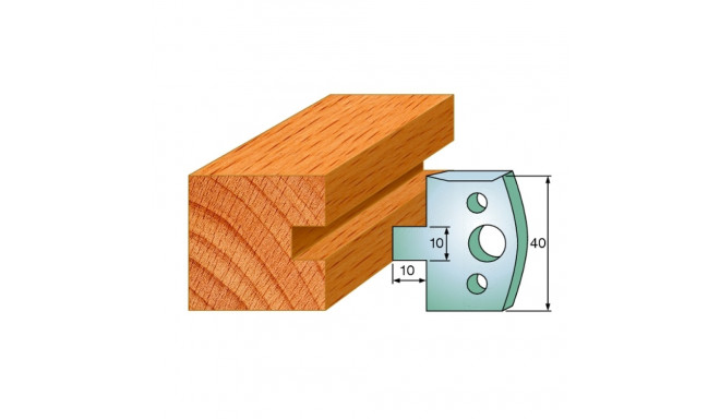 PAIR KNIVES HL 40x4mm