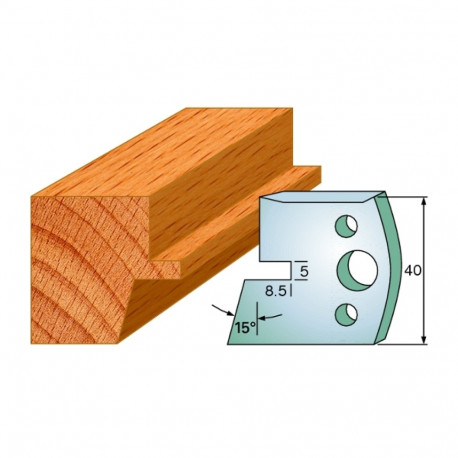 Profiilterad, paar HL 40x4 mm