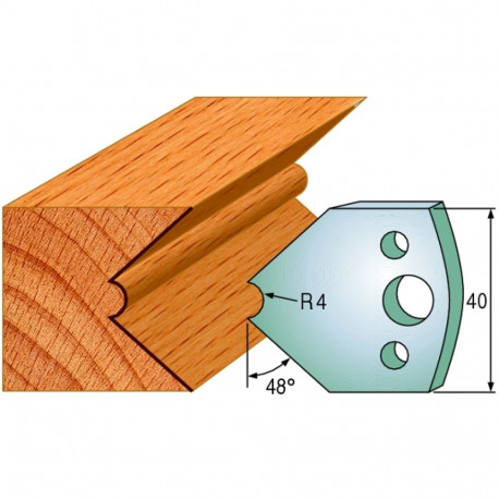 Profiilterad, paar HL 40x4 mm