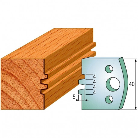 Profiilterad, paar HL 40x4 mm