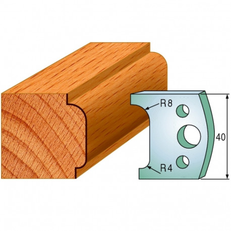 Profiilterad, paar HL 40x4 mm