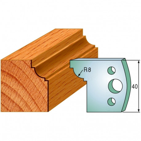 Profiilterad, paar HL 40x4 mm