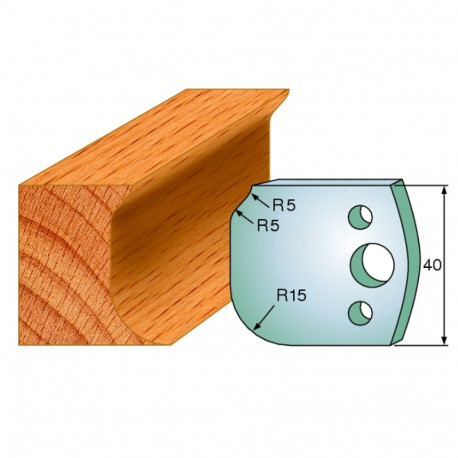 Profiilterad, paar HL 40x4 mm