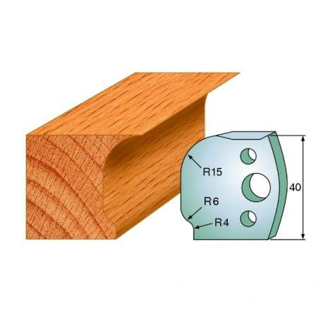 Profiilterad, paar HL 40x4 mm