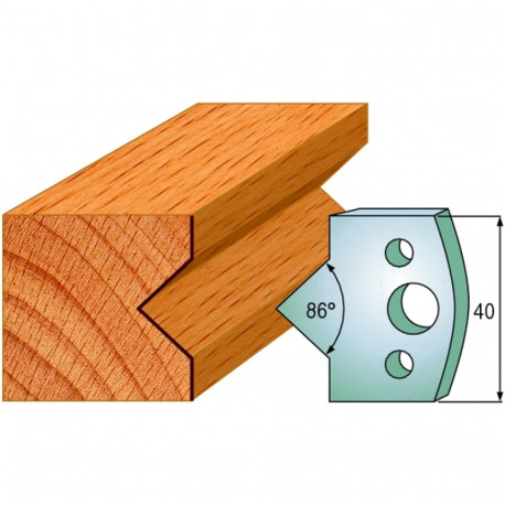 Profiilterad, paar HL 40x4 mm
