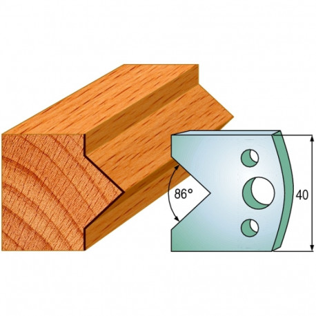 Profiilterad, paar HL 40x4 mm
