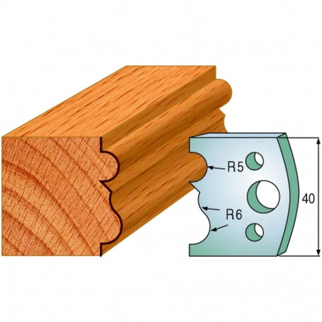 Profiilterad, paar HL 40x4 mm