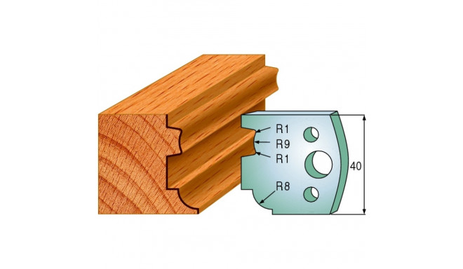 Profiilterad, paar HL 40x4 mm