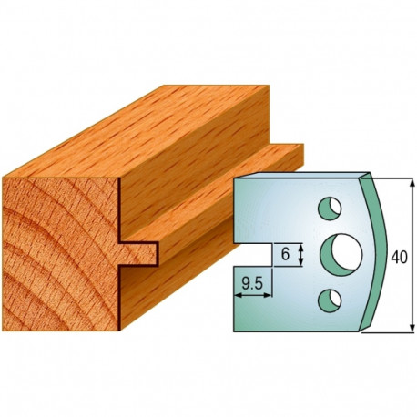 Profiilterad, paar HL 40x4 mm