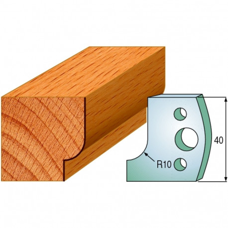 Profiilterad, paar HL 40x4 mm