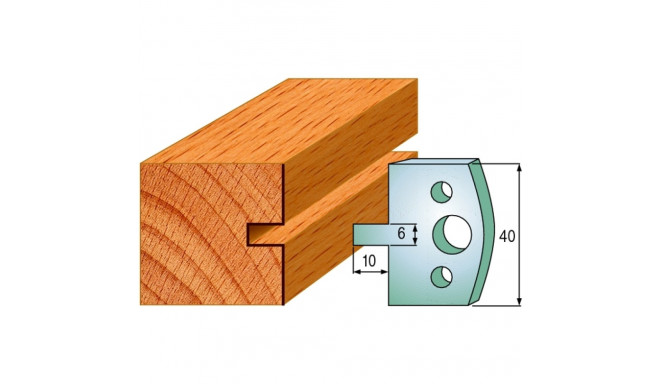 Profiilterad, paar HL 40x4 mm