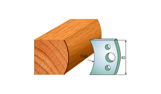 PAIR KNIVES HL 40x4mm