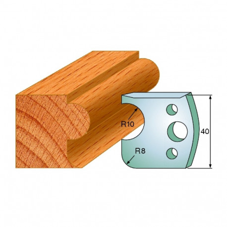 Profiilterad, paar HL 40x4 mm
