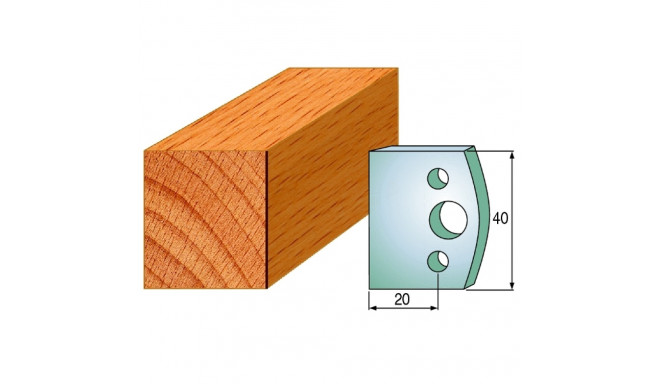 Profiilterad, paar HL 40x4 mm