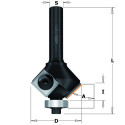 HW CHAMFER ROUTER BIT W/KNIFE Z2 S=6 D=28X10X65 30° RH